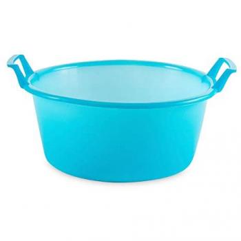 Barreño Redondo Azul 9L/35cm Polietileno 6411 38x36x18,5cm Barbosa - Universal