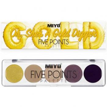 Miyo - Paleta de Sombras Five Points - 24: Oh, She's A Gold Digger - 6.5g