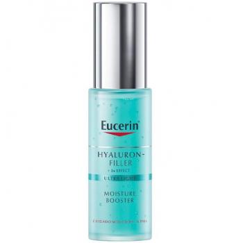 Eucerin Hyaluron-Filler Moisture Booster 30ml - Hydrating face gel with hyaluronic acid, lightweight texture, for all skin types, helps to plump and hydrate the skin, suitable for daily use