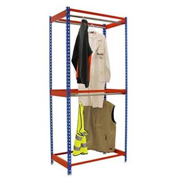Estantería Prenda Colgada Simonclothing Double 2/251275 Azul/Naranja
