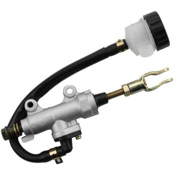 GOOFIT Bomba De Freno Cilindro Maestro De Trasero Con DepóSito Reemplazo Para Cb400 Cbr250 Cbr400cb-1 50cc 70cc 90cc 110cc 125cc Pit Bike Scooter Ciclomotor Atv Quad Motor Plata