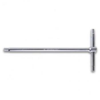 Beta Tools 951 AS T-Handle Hex Key Wrench 3/32 with Adjustable Handle and 3 Male Hex Ends