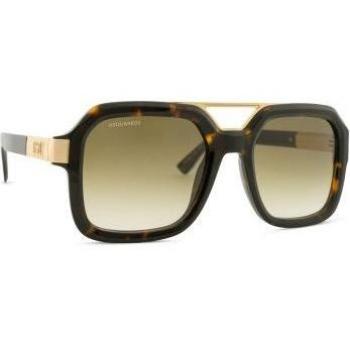 DSQUARED2 D2 0029/S 086 9K 54 Sunglasses - Brown Female, Size: 54 MM