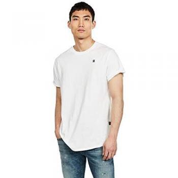 G-Star Raw Men's Organic Cotton Short Sleeve T-Shirt - Lash R T - White