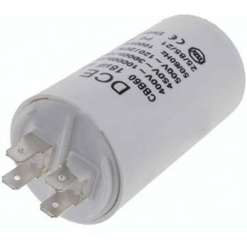 Condensador Trabajo Lavadora Universal 18 µF 450V