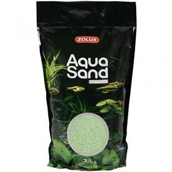 Zolux AquaSand Trend Arena de Acuario para acuariofilia té a la Cal Verde 750 ml