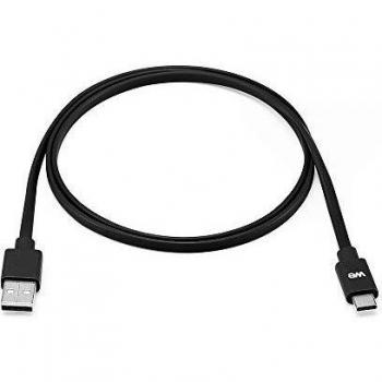 Estuche Universal Azul Noche para Tabletas de 9 a 11 Pulgadas con Tacto Suave y Sistema de Ganchos Extensibles, Lengüeta Magnética; Cable USB-C Macho/USB A Macho Plano