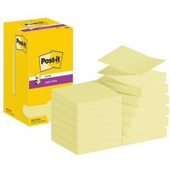 Bloc de Notas Post-it Super Sticky Amarillo 76 x 76 mm