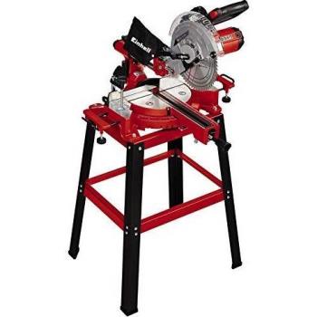 Einhell Ingletadora eléctrica - TC-SM 2531/2 U - 1900 W, función de deslizamiento para piezas de hasta 310 mm, Ø254 x ø30 mm hoja, cabezal inclinable, incl. hoja de sierra de carburo de tungsteno