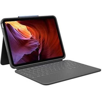 Logitech Rugged Folio Grafito Smart Connector QWERTZ Alemán