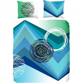 HIP Juego De Funda Nórdica Square Multicolor Cama 100/110