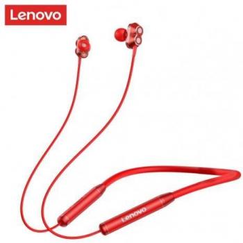 Auriculares Inalámbricos Lenovo HE08 con Banda para el Cuello, Estéreo HiFi, Magnéticos y Larga Duración de Batería para Deportes