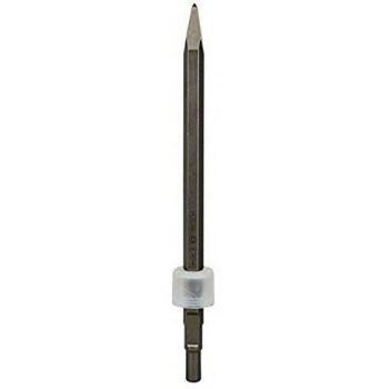 Bosch 1 618 630 002 - Cincel puntiagudo de inserción hexagonal con reborde torneado - 400 mm