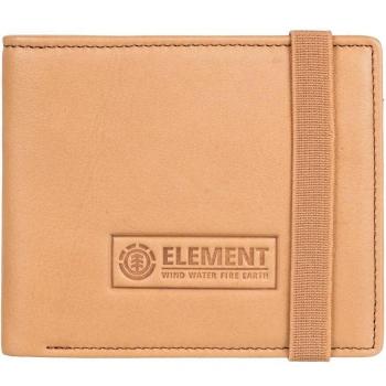Cartera Element Strapper de Cuero Doble Hoja Dark Brown