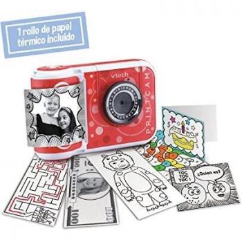 VTech Kidizoom Print Cam | Cámara de fotos instantánea y vídeos para niños +5 años | Versión ESP