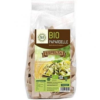 SOLNATURAL TAGLIATELLE DE ESPELTA con Espinacas Bio 250 g, Negro, Estándar