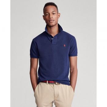Polo Ralph Lauren Slim Fit Cotton Basic Mesh Polo Shirt - Navy