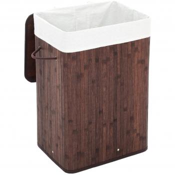 SONGMICS Cesto para ropa sucia Cesto para la colada ropa Forma rectangular Cubo para ropa sucia Capacidad de 72 L 40 x 30 x 60 cm LCB10Z