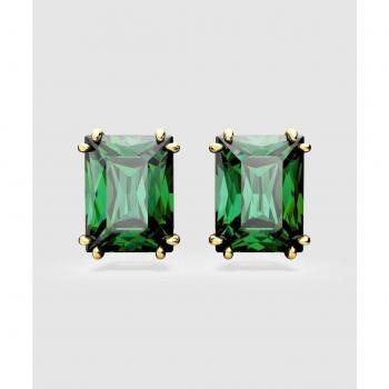 Pendientes Swarovski Matrix Baño Oro Verde