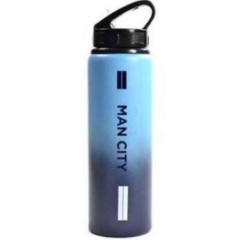 Garrafa de agua de aluminio Manchester City FC Fade 750ml Azul cielo/azul marino One Size