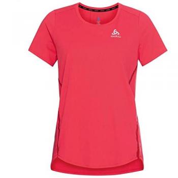 Odlo Zeroweight Chill-Tec Camiseta de Manga Corta para Mujeres - Rosa, tecnología Chill-Tec, diseño ligero y transpirable, ajuste cómodo, ideal para actividades deportivas