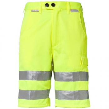 Planam 2014068 - Pantalones cortos deprotección de advertencia 4xl tamaño en amarillo