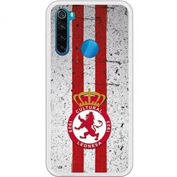 Funda Original para Xiaomi Redmi Note 8 - Cultural Escudo Fondo Monocromo - Licencia Oficial Cultural y Deportiva Leonesa