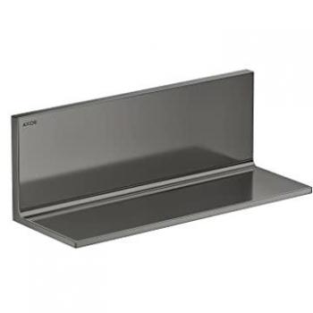 Estante Rectangular Universal Axor 300mm, Metal, Montaje en Pared, Cromo Negro Pulido