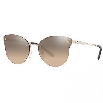 Michael Kors Astoria Cat Eye Sunglasses Gold Metal Brown Lenses Unisex 59mm