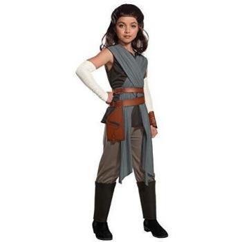 Star Wars The Last Jedi Deluxe Rey Kids Fancy dress costume Small