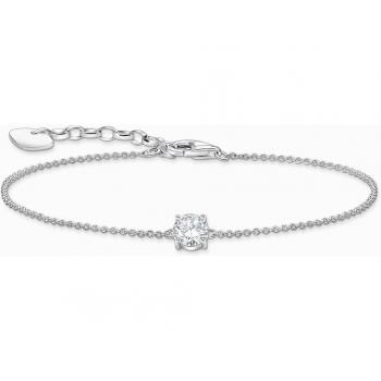Thomas Sabo Essentials Sterling Silver White Zirconia Bracelet for Women