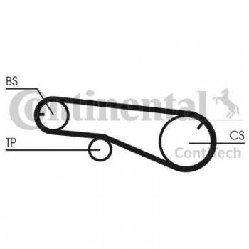 1x Original Contitech Kit correa distribuciÃ³n + Polea tensora