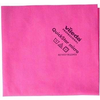 Vileda 91942 QuickStar - Bayeta de microfibras, color rosa