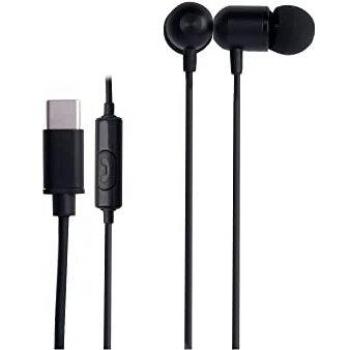 Auriculares Intrauditivos Fonestar X3-NC con Micrófono y Conexión USB Tipo C en Color Negro