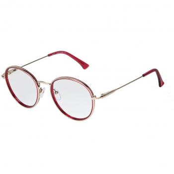 Sinner Jax Red Men's Eyeglasses Size 50 - Blue Light Blocking Option