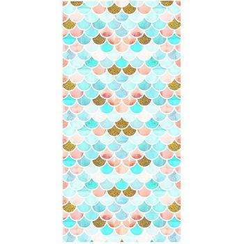 Toalla anti-arena con diseño de anclas 160x80 cms 205 GSM