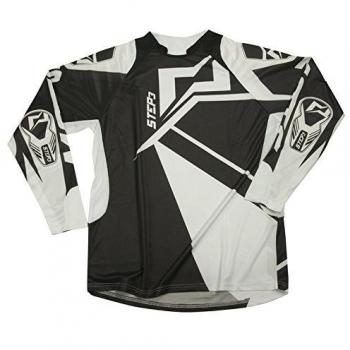 Mots MT2106LN Trial Step 3 Camiseta, Negro, Talla L
