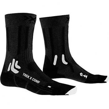 X-Socks Trek X Comfort Socks, Unisex Adulto, Opal Black/Arctic White, 39-41
