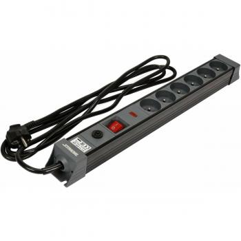 Base Múltiple Sthor 72371 con 6 Tomas de Corriente y Cable de 3 Metros
