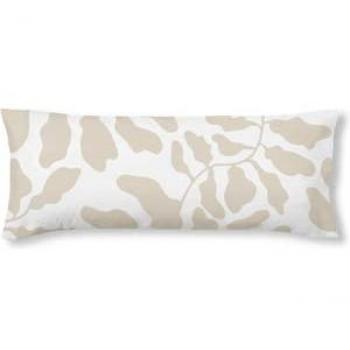 Funda de almohada Decolores Chame Beige 175 Hilos 45 x 110 cm Algodón