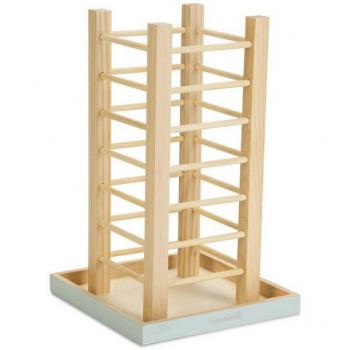 Contenedor de Heno Beeztees Denga de Madera Mint 22x22x35 cm para Roedores