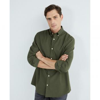 North Sails Eco-Friendly Green Long Sleeve Cotton Shirt - XL
