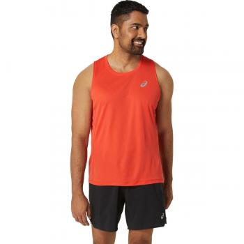 Camiseta de running Asics Core Singlet para hombre en color rojo