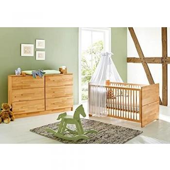 Set Ahorro Cuna y Combinación Cambiador Extra Ancho Natura 2 Piezas 70x140 cm