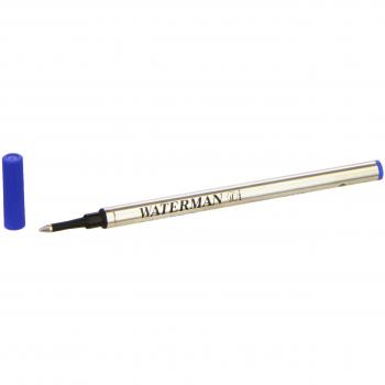 Waterman S0112680 - Recambio de tinta para bolígrafo roller, punta fina, azul