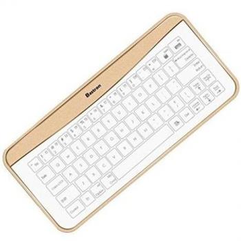 Hansee teclado por Bastron, exclusivo High Tech cristal Smart teclado, táctil, con retroiluminación azul