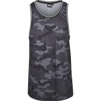 Urban Classics Men's Camo Mesh Tanktop, Dark Camo, Size S