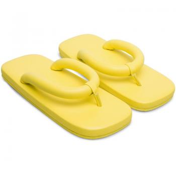 CAMPERLAB Hastalavista Sandals for Women - Yellow, Size 37, Smooth Leather