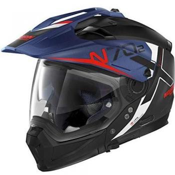 Casco Nolan N70-2 X Bungee N-Com Negro Azul 2XS