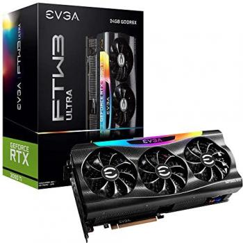 Tarjeta Gráfica EVGA GeForce RTX 3090 Ti FTW3 Ultra Gaming 24GB GDDR6X con iCX3 y LED ARGB